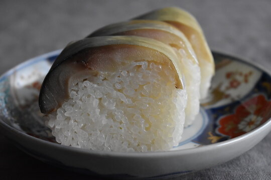 Sabazushi (Marinated Mackerel Sushi), Japanese Food