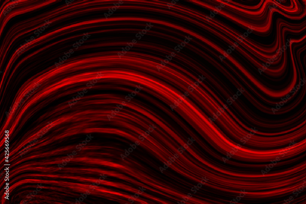 Wall mural Red liquid marble vector background