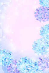 あじさい　梅雨　花　背景