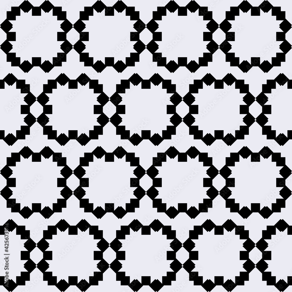 Aufkleber abstract frames and empty centers ornament. monochrome and vector.