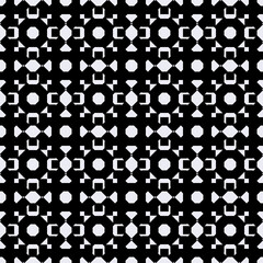 Kaleidoscopic type ornament. Vector black and white shapes.