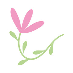 pink flower design