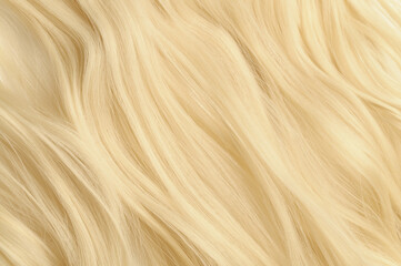 close up texture of single piece elastic string tied wavy white blonde synthetic hair extensions