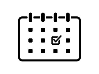 Appointment ( reminder, schedule ) vector icon illustration