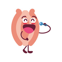 cute cartoon organ