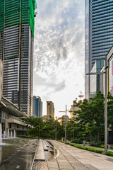 Obraz premium August 2018 - Business district, Bonifacio Global City, Taguig, Metro Manila