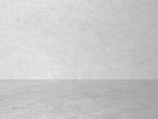 empty gray interior with concrete wall