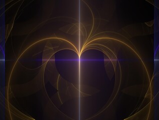 Imaginatory fractal background generated Image