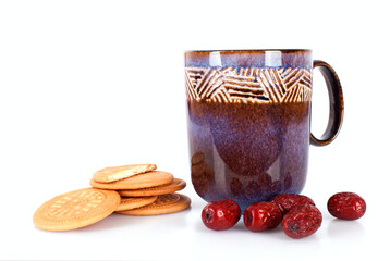 Biscuits and jujube tea