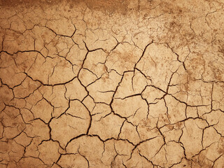 The ground has cracks in the top view for the background