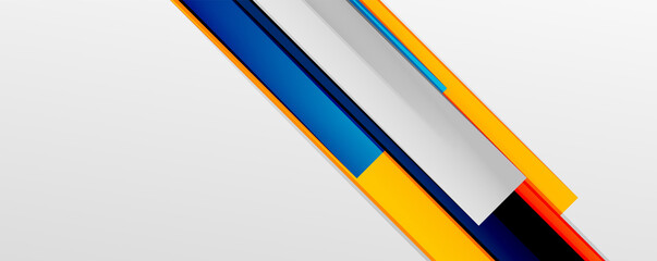 Multicolored lines background. Design template for business or technology presentations, internet posters or web brochure covers