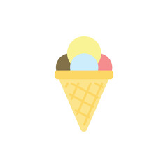 ice cream icon vector