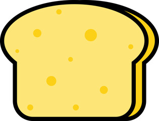 bread icon vector