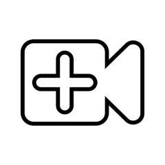 Obraz premium video icon vector