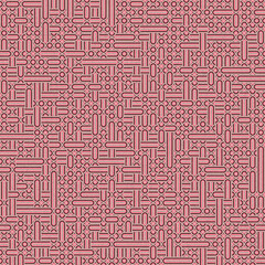 Abstract Geometric Pattern generative computational art illustration