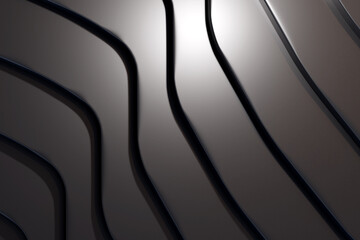 Abstract 3d rendering composition