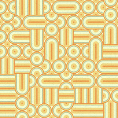 Abstract Geometric Pattern generative computational art illustration