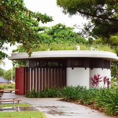 Modern Public Toilet Block