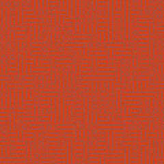 Fototapeta premium Abstract Geometric Pattern generative computational art illustration