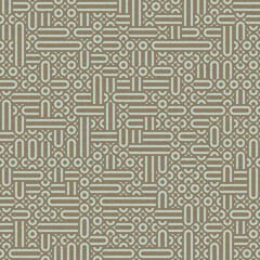 Abstract Geometric Pattern generative computational art illustration