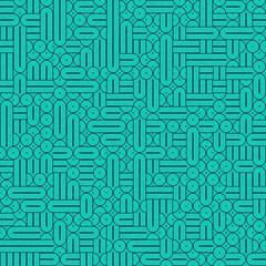 Abstract Geometric Pattern generative computational art illustration