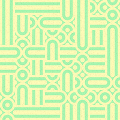 Abstract Geometric Pattern generative computational art illustration