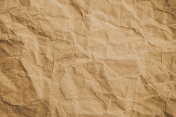 Brown crumple recycle paper background