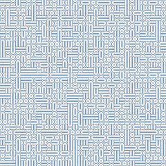 Abstract Geometric Pattern generative computational art illustration