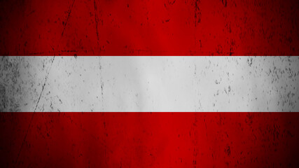 Flag of Austria. Patriotic old grunge vintage texture background.
