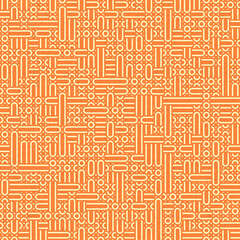 Abstract Geometric Pattern generative computational art illustration