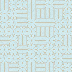 Abstract Geometric Pattern generative computational art illustration