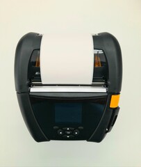 laser printer on the desk