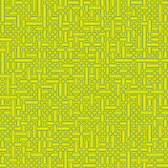 Abstract Geometric Pattern generative computational art illustration