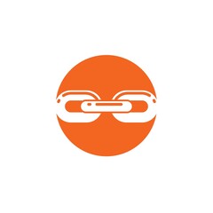 Obraz premium chain steel vector icon illustration design