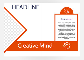 business brochure design template. perfect for brochures, marketing promotion, presentation etc