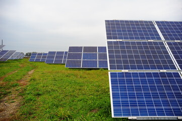 solar panels on a roof