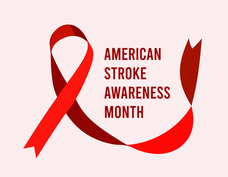 American stroke awareness month. Vector illustration