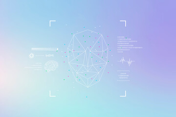 Face recognition AR hologram screen smart technology