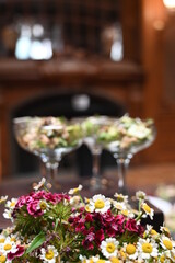 table setting for a dinner