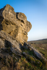 Rock called Hölzlstein in Burgenland