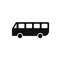 Bus icon illustration isolated sign symbol