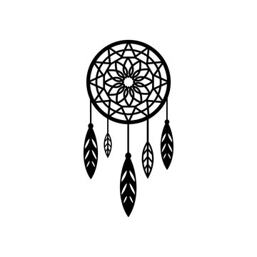 recommend clip art: Dream catcher icon design template vector