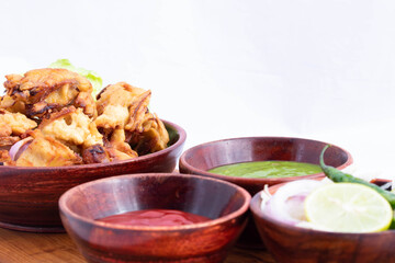 Widely Popular Indian Tea Time Chaat Snacks With Various Names Like Onion Bhajji Pyaj Pakora Or Pakore Punjabi Pyaaj Ke Pakode Or Pakoda Kanda Bhaji Pyaaz Bajji Is Mostly Enjoyed In Rainy Season