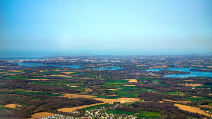 Dinard saint malo rance frehel Grouin from aerial view