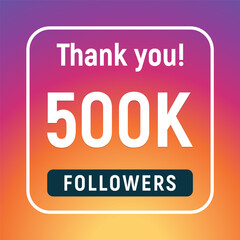 Thank you 500000 followers congratulation subscribe. 500k like follow anniversary