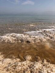 Israel, Dead Sea, salt