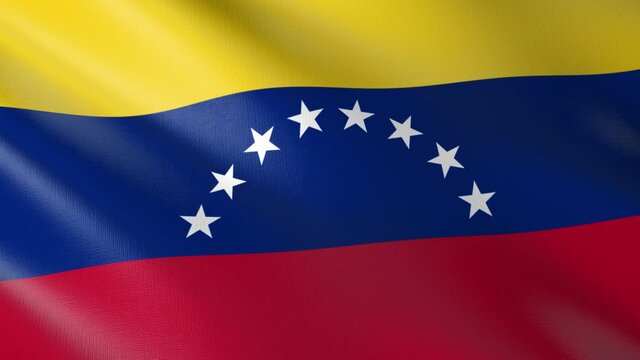 Flag of The Venezuela. Flag's footages are rendered in real 3D software. Perfect for TV, Movies, social, HUD, presentations, webs etc.