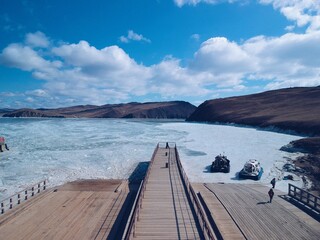 Frozen Lake Baikal