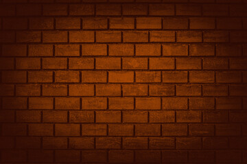 Graphic drawing imitation of red brick wall for background or texture
