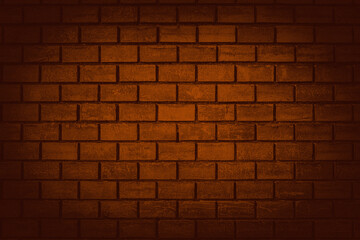 Fototapeta premium Graphic drawing imitation of red brick wall for background or texture
